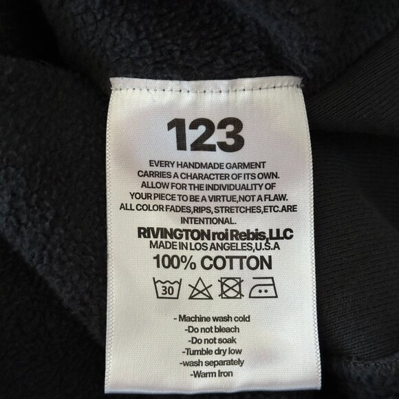 Rivington Roi Rebis Dark Grey & White CVA Imitation Of Paris Sweater - Picture 6 of 6